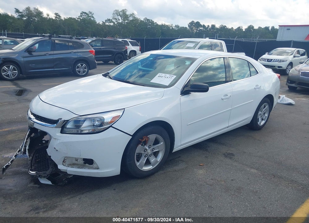 2014 CHEVROLET MALIBU 1LS VIN: 1G11B5SL1EF272637