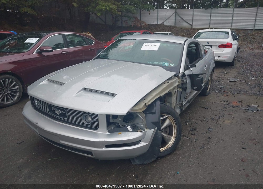 2006 FORD MUSTANG V6 VIN: 1ZVFT80N765242725