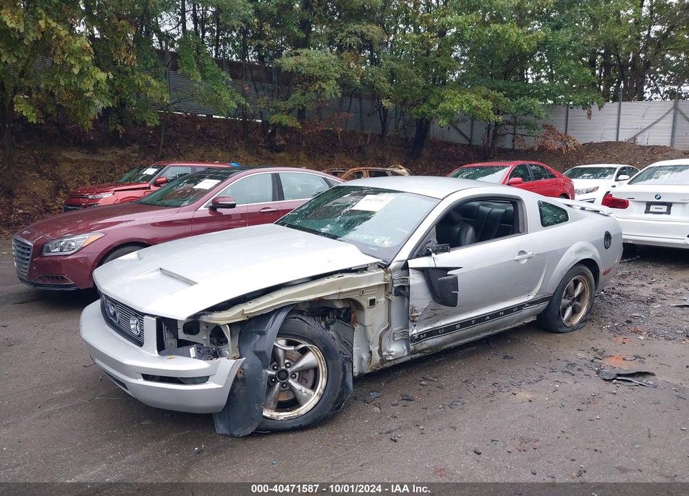 2006 FORD MUSTANG V6 VIN: 1ZVFT80N765242725