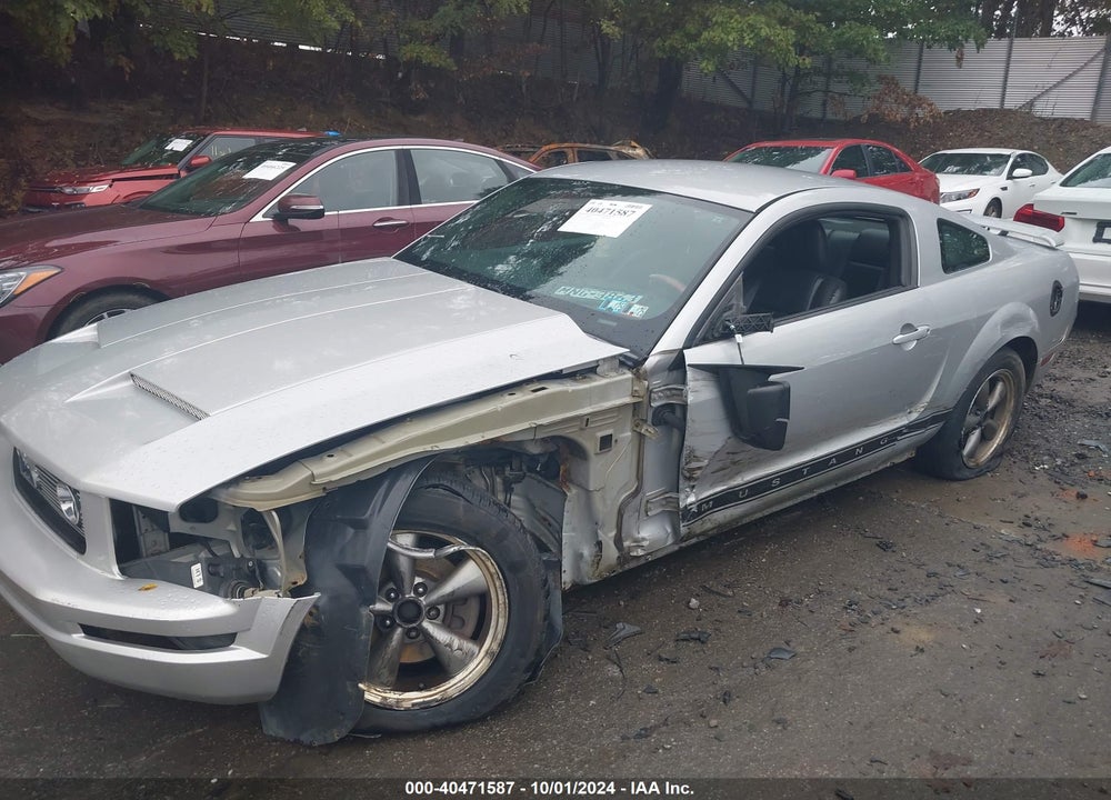 2006 FORD MUSTANG V6 VIN: 1ZVFT80N765242725