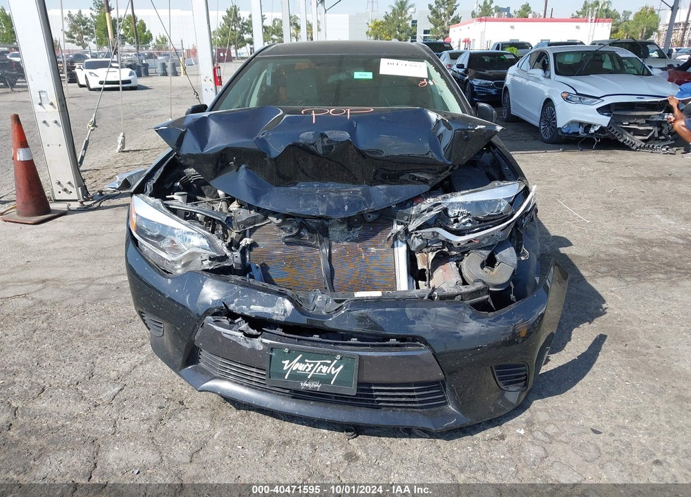2015 TOYOTA COROLLA LE VIN: 5YFBURHEXFP285550