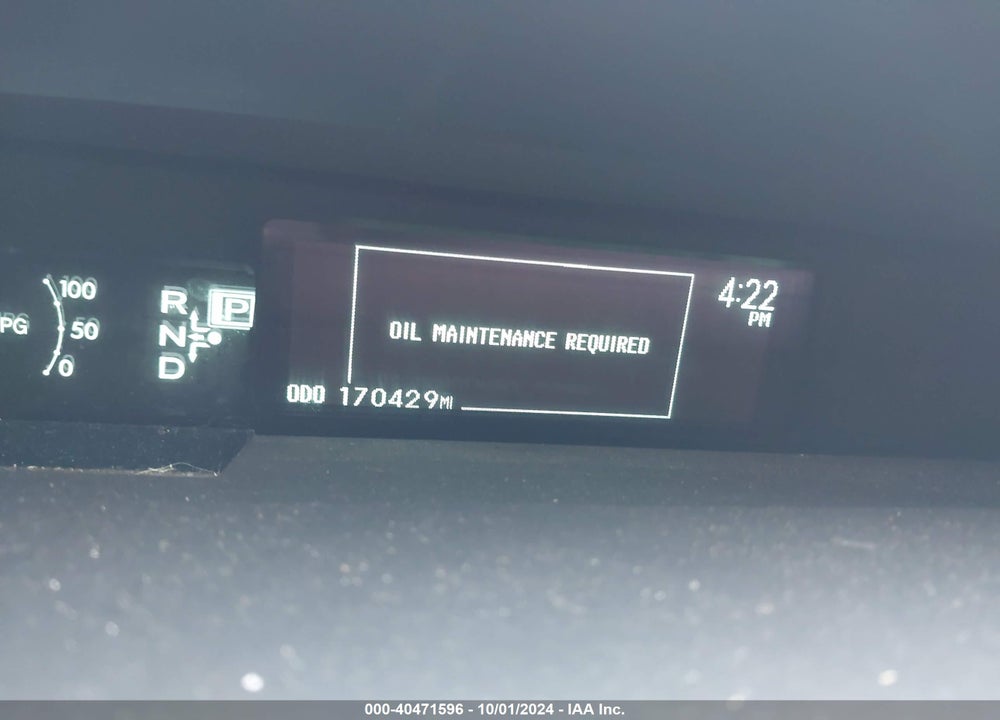 2010 TOYOTA PRIUS IV VIN: JTDKN3DU6A0020151