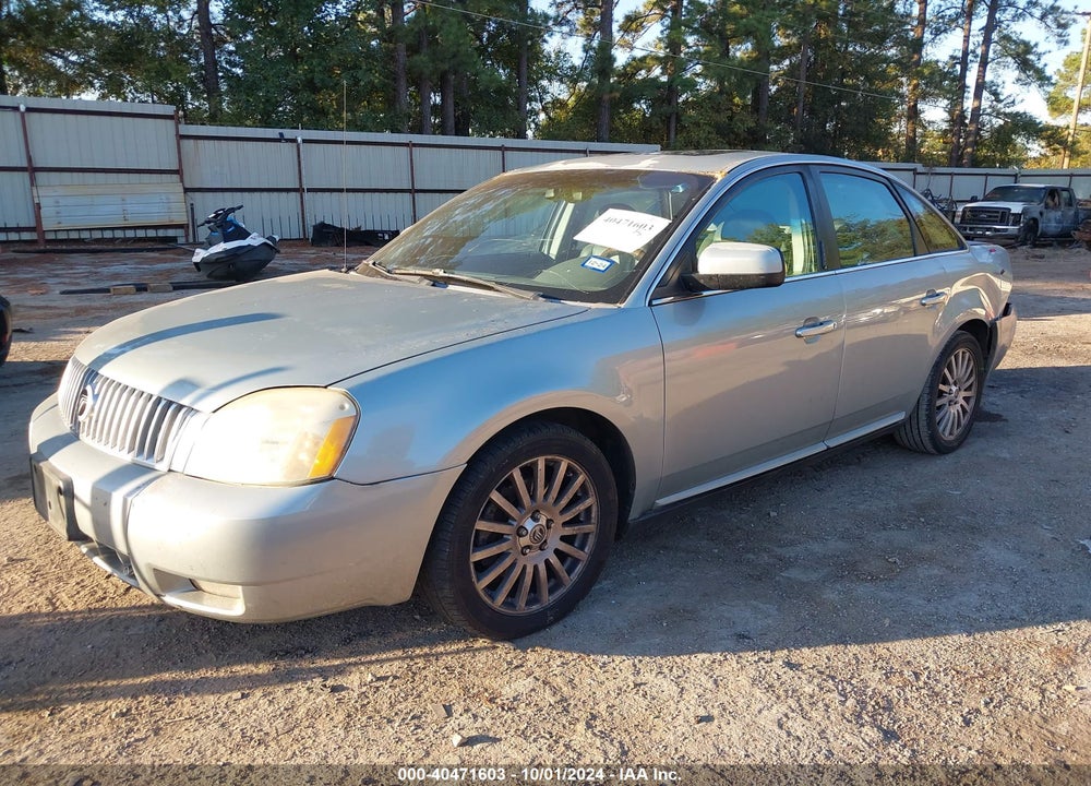 2007 MERCURY MONTEGO PREMIER VIN: 1MEHM42127G610244