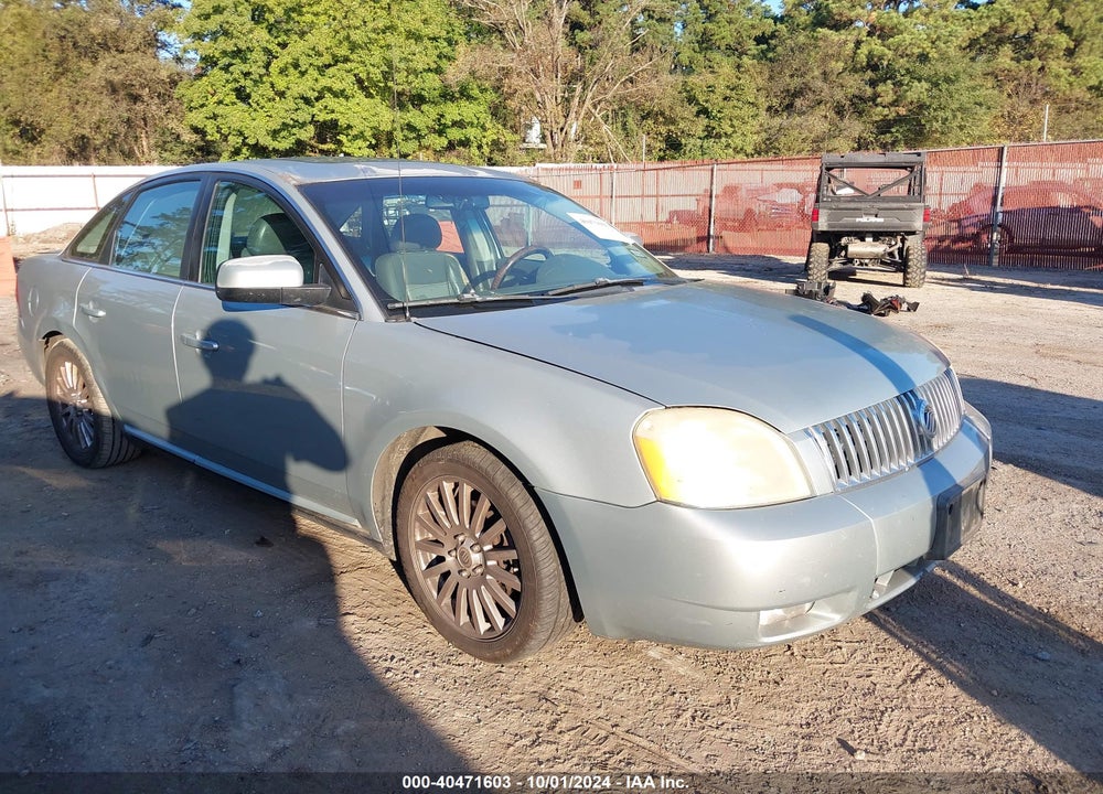 2007 MERCURY MONTEGO PREMIER VIN: 1MEHM42127G610244