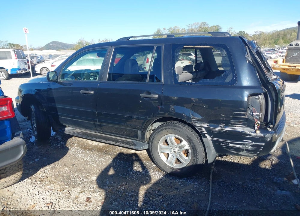 2004 HONDA PILOT EX-L VIN: 5FNYF18554B006892