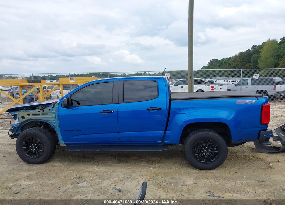 2021 CHEVROLET COLORADO 4WD SHORT BOX Z71 VIN: 1GCGTDEN5M1261030