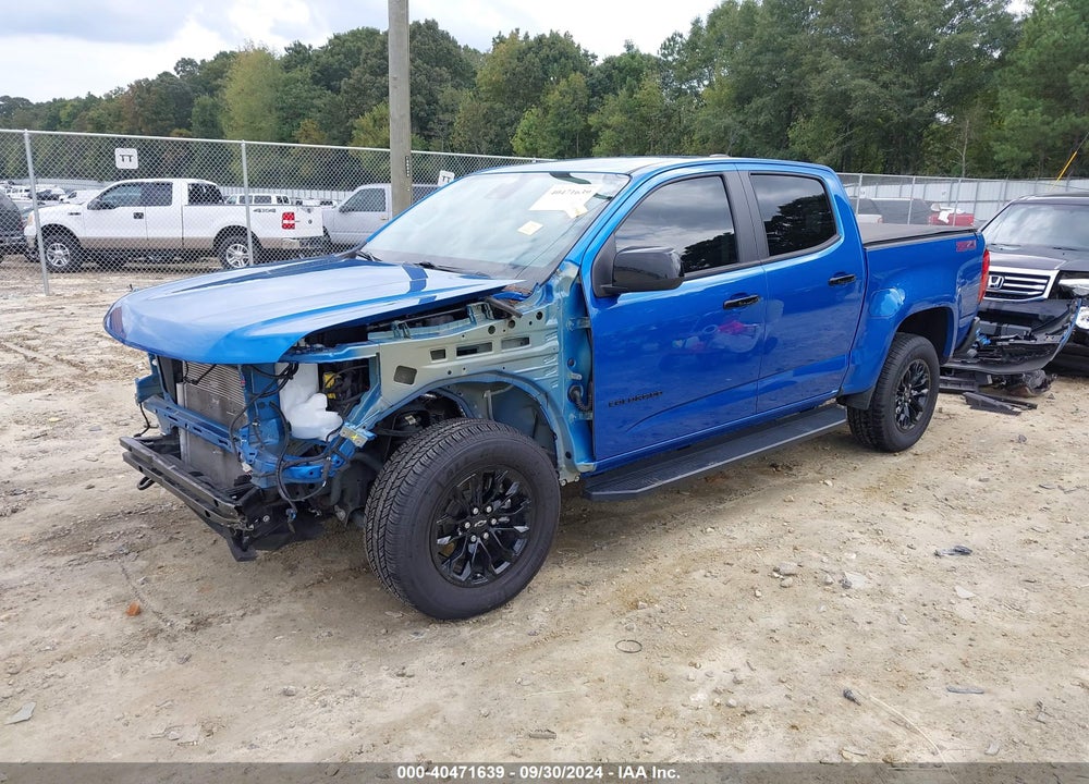 2021 CHEVROLET COLORADO 4WD SHORT BOX Z71 VIN: 1GCGTDEN5M1261030