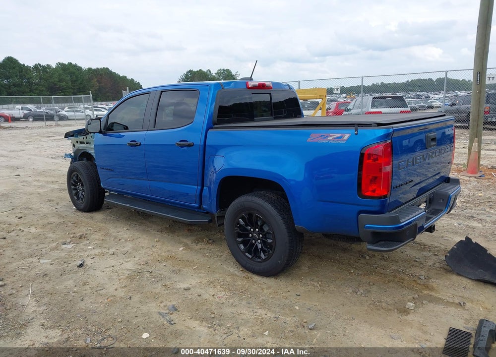2021 CHEVROLET COLORADO 4WD SHORT BOX Z71 VIN: 1GCGTDEN5M1261030