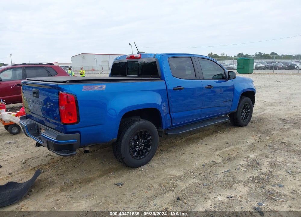 2021 CHEVROLET COLORADO 4WD SHORT BOX Z71 VIN: 1GCGTDEN5M1261030