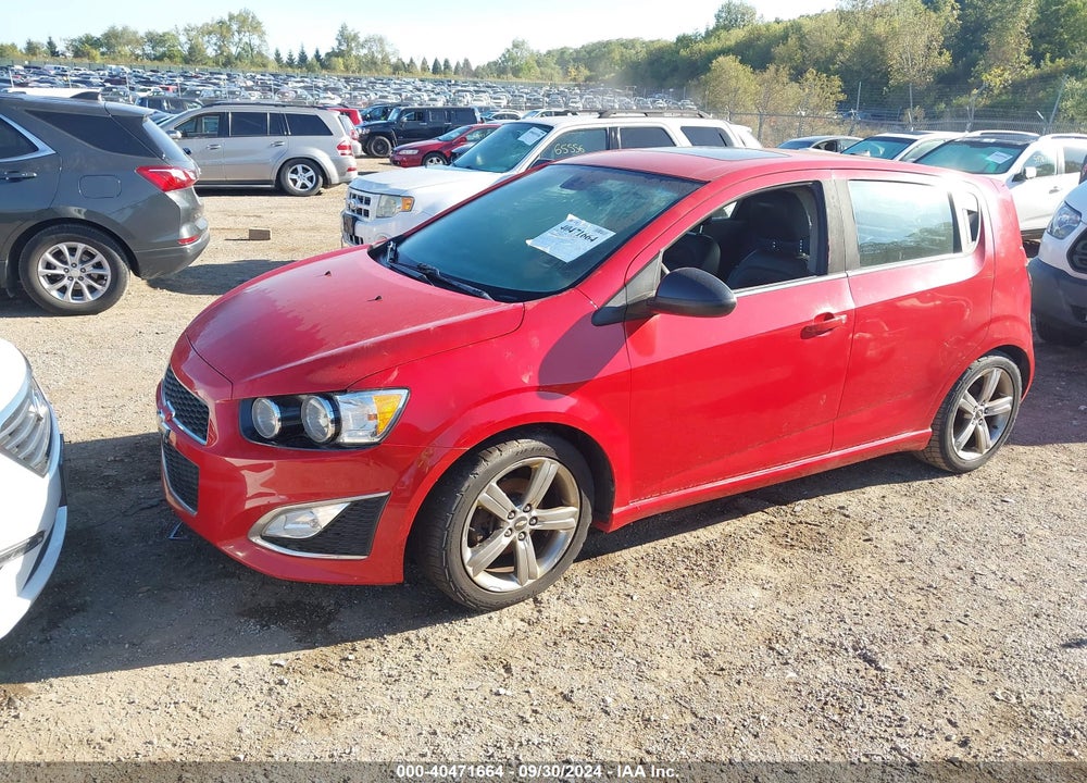 2013 CHEVROLET SONIC RS AUTO VIN: 1G1JG6SBXD4154885