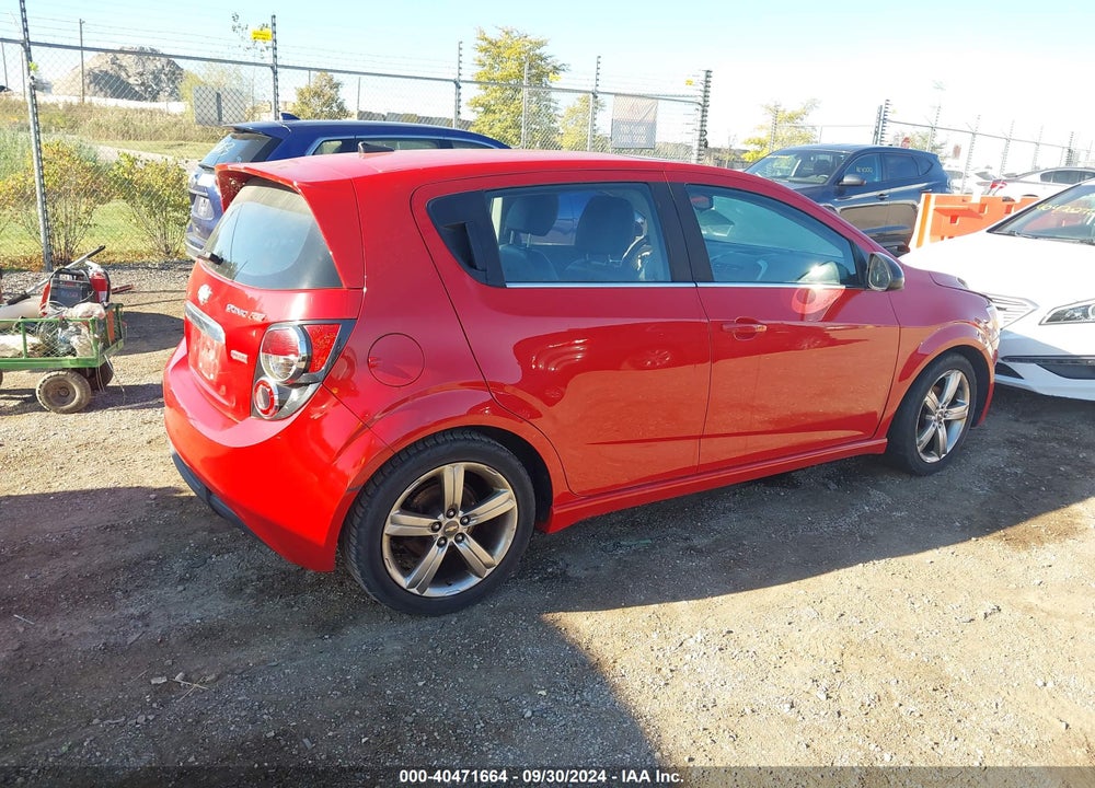 2013 CHEVROLET SONIC RS AUTO VIN: 1G1JG6SBXD4154885