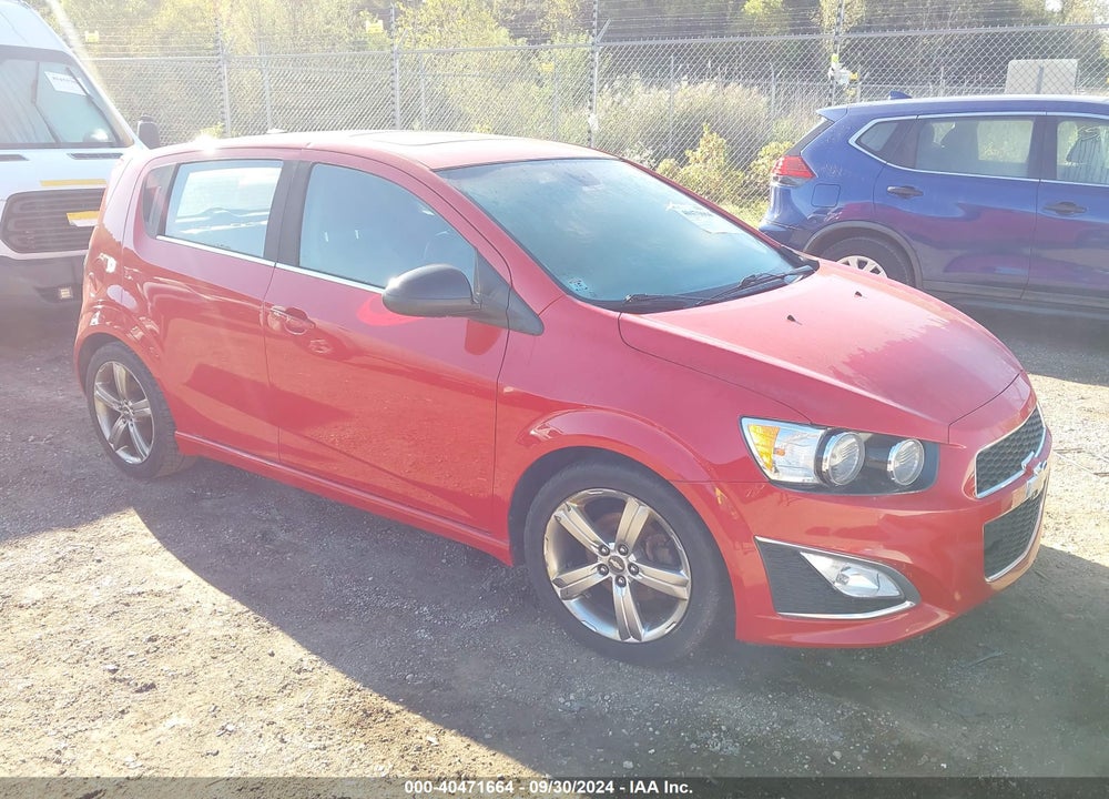 2013 CHEVROLET SONIC RS AUTO VIN: 1G1JG6SBXD4154885
