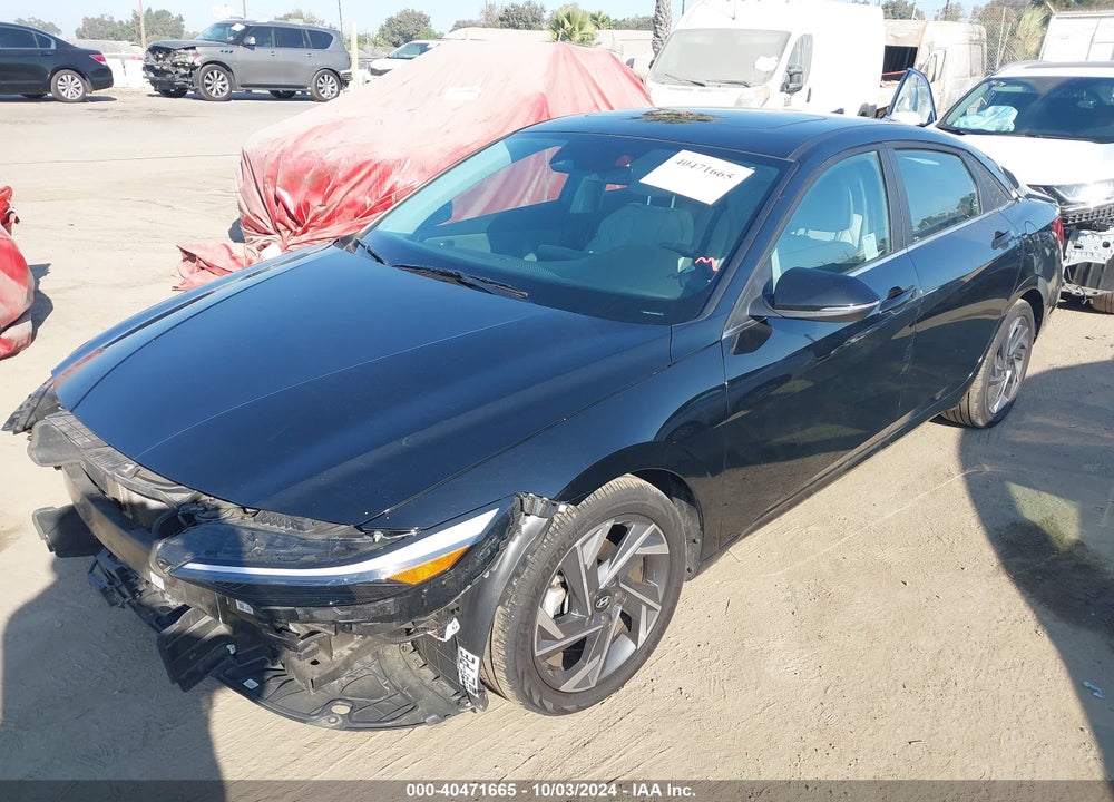 2024 HYUNDAI ELANTRA HYBRID LIMITED VIN: KMHLN4DJ0RU095475