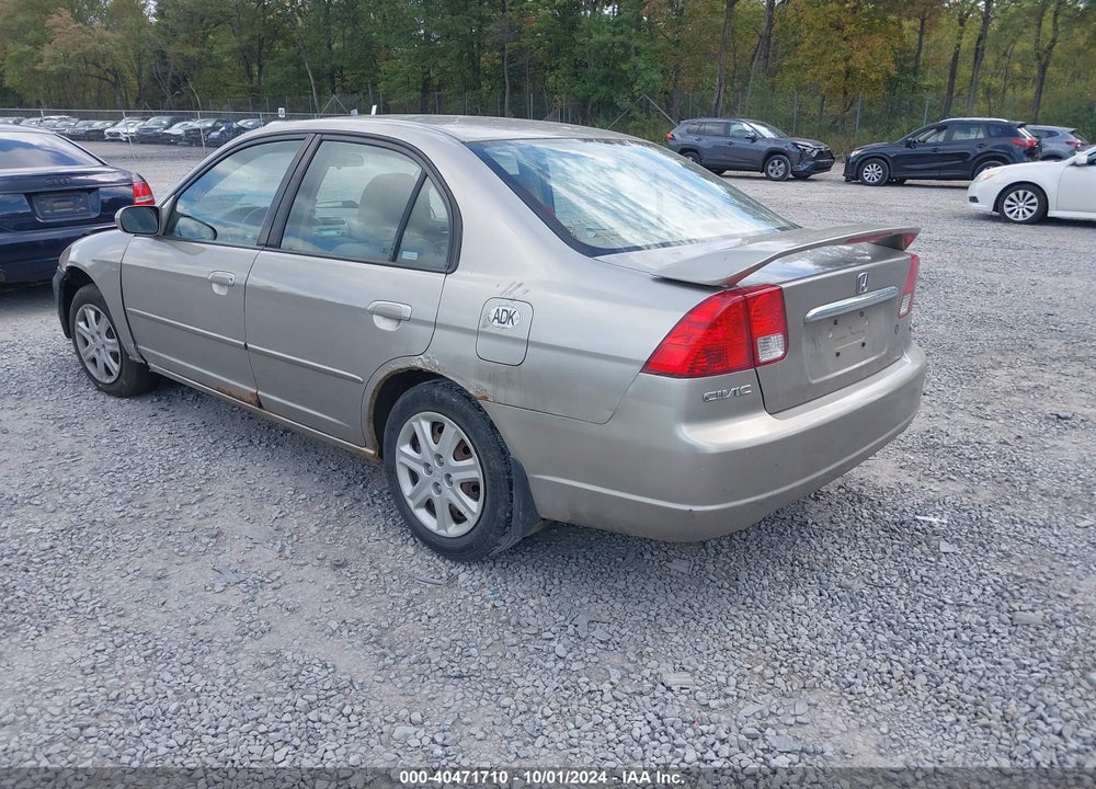 2003 HONDA CIVIC EX VIN: 2HGES25733H518204