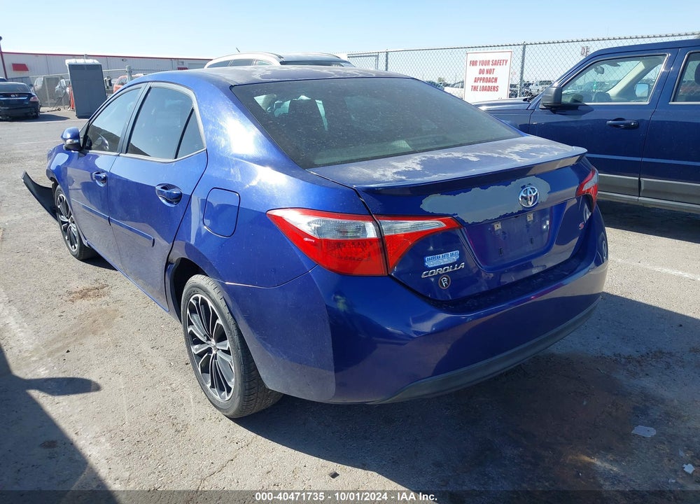 2014 TOYOTA COROLLA S PLUS VIN: 5YFBURHE9EP035909