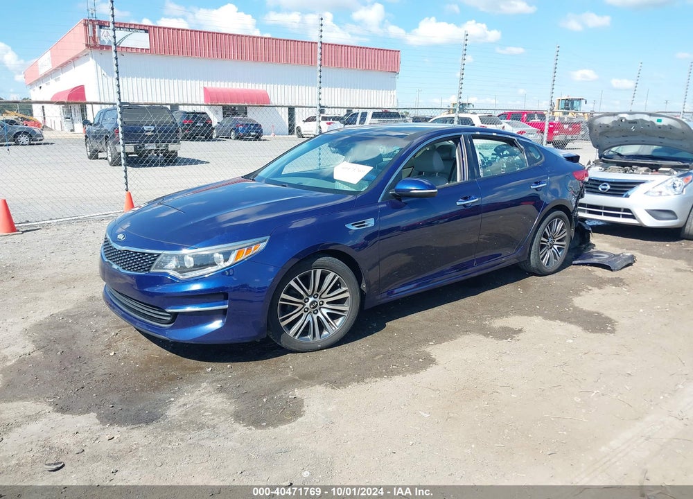 2016 KIA OPTIMA EX VIN: 5XXGU4L37GG004801