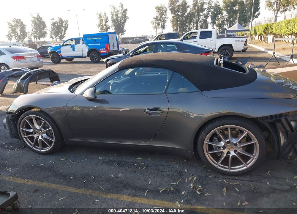 2012 PORSCHE 911 CARRERA VIN: WP0CA2A99CS140432