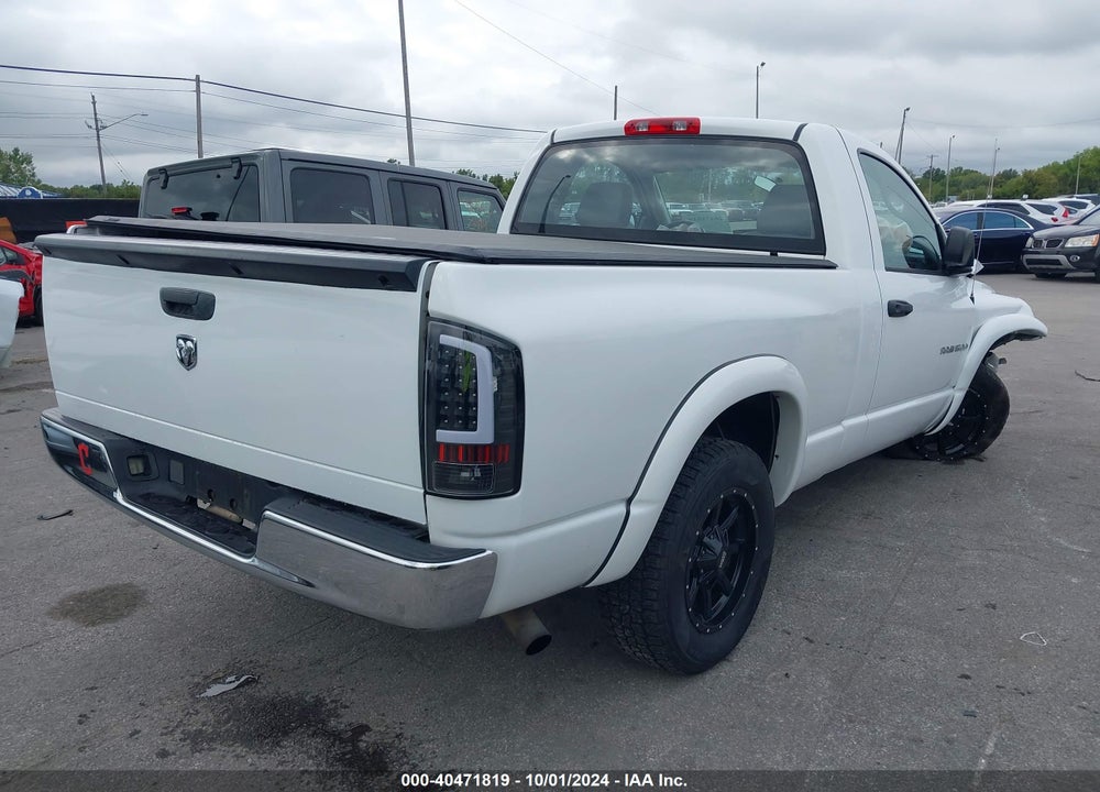 2006 DODGE RAM 1500 ST VIN: 1D7HA16K86J118658