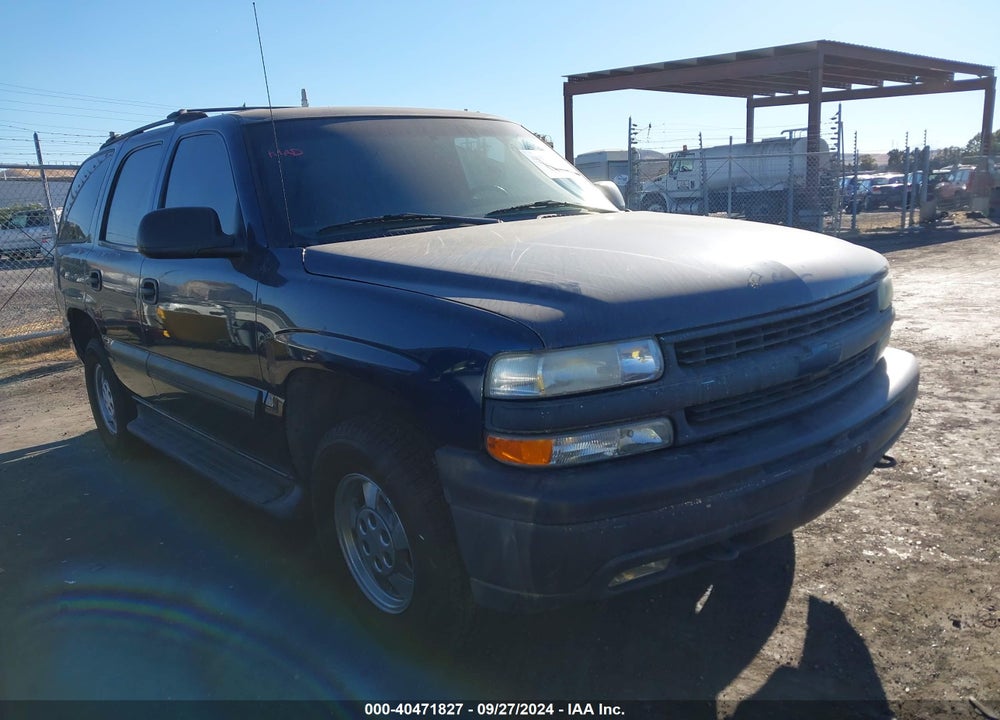2002 CHEVROLET TAHOE LS VIN: 1GNEK13T82R319499
