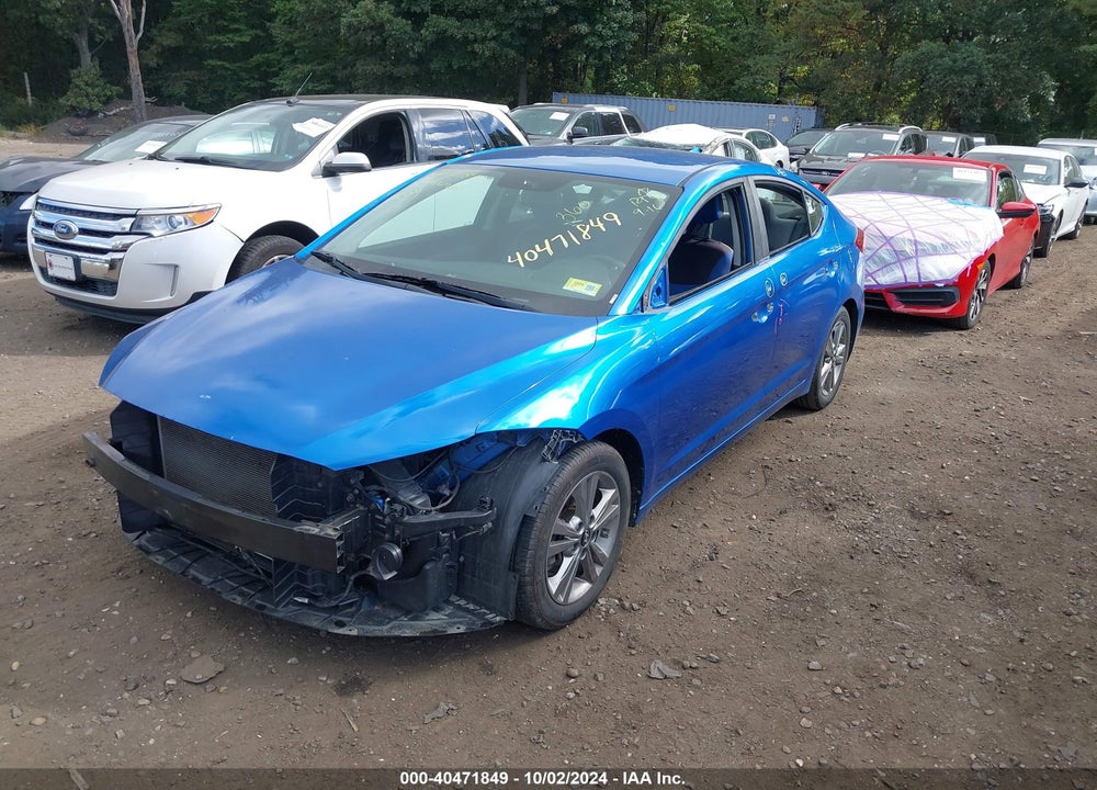 2017 HYUNDAI ELANTRA SE VIN: KMHD84LF7HU384103