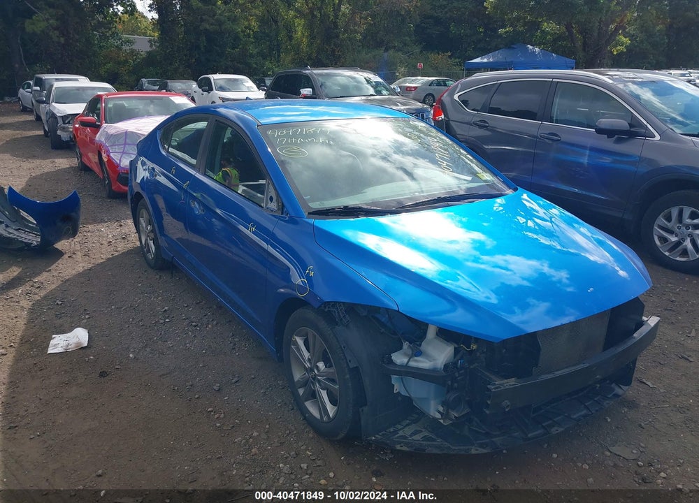 2017 HYUNDAI ELANTRA SE VIN: KMHD84LF7HU384103
