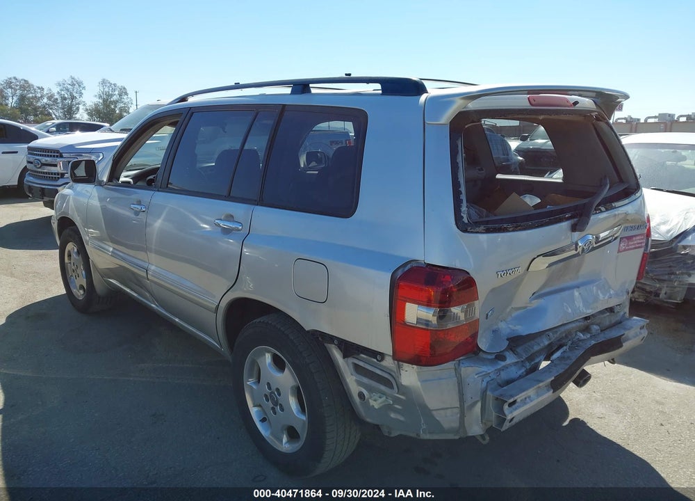 2006 TOYOTA HIGHLANDER SPORT V6 VIN: JTEGP21A460118201