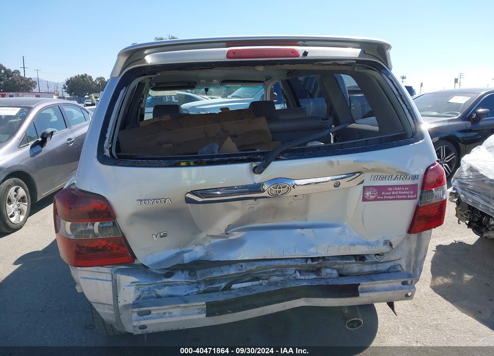 2006 TOYOTA HIGHLANDER SPORT V6 VIN: JTEGP21A460118201