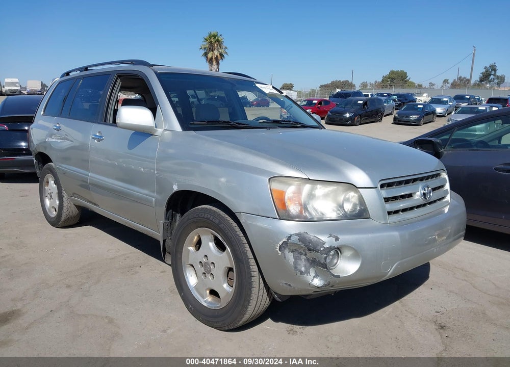 2006 TOYOTA HIGHLANDER SPORT V6 VIN: JTEGP21A460118201