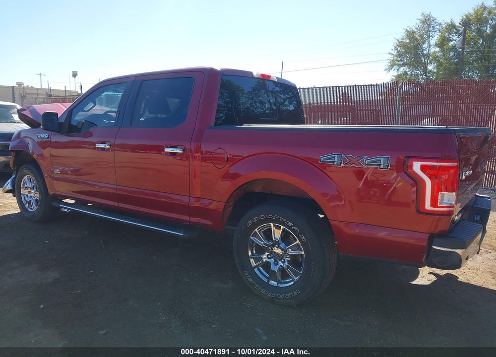 2016 FORD F-150 XLT VIN: 1FTEW1EP5GKD43062