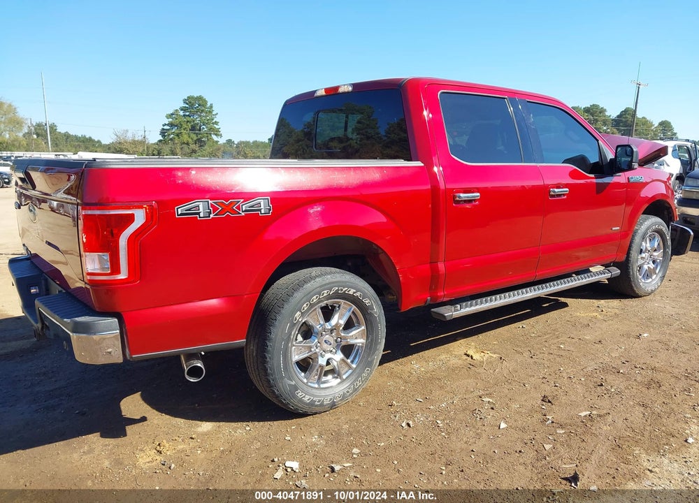 2016 FORD F-150 XLT VIN: 1FTEW1EP5GKD43062