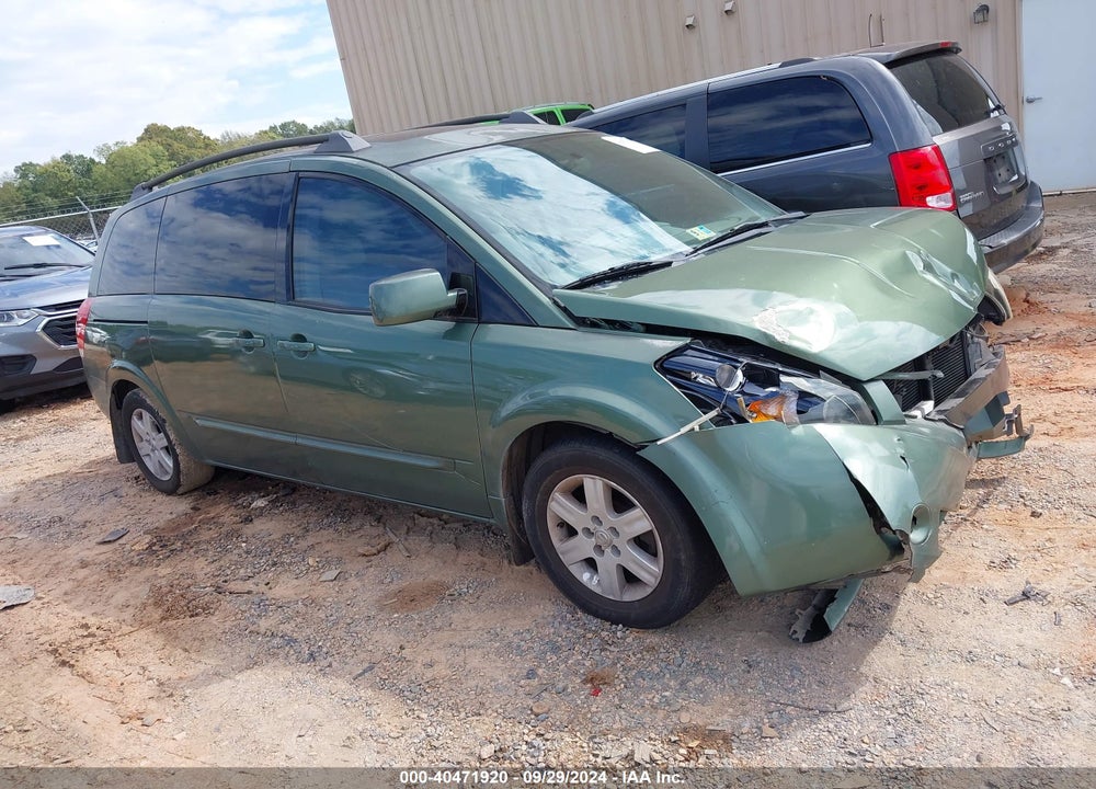 2004 NISSAN QUEST VIN: 5N1BV28U44N363273