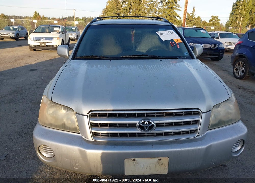 2003 TOYOTA HIGHLANDER V6 VIN: JTEGF21AX30101854