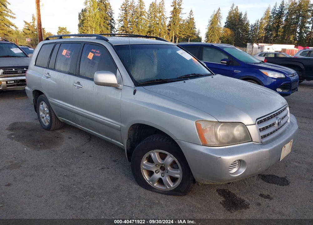 2003 TOYOTA HIGHLANDER V6 VIN: JTEGF21AX30101854