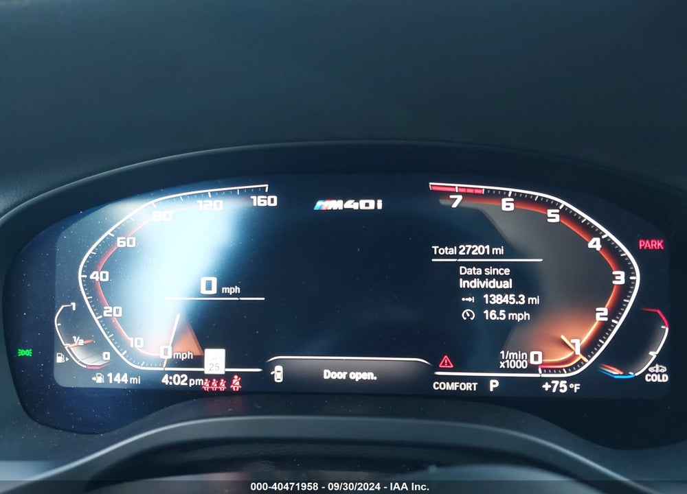 2021 BMW X4 M40I VIN: 5UX2V5C0XM9G79717