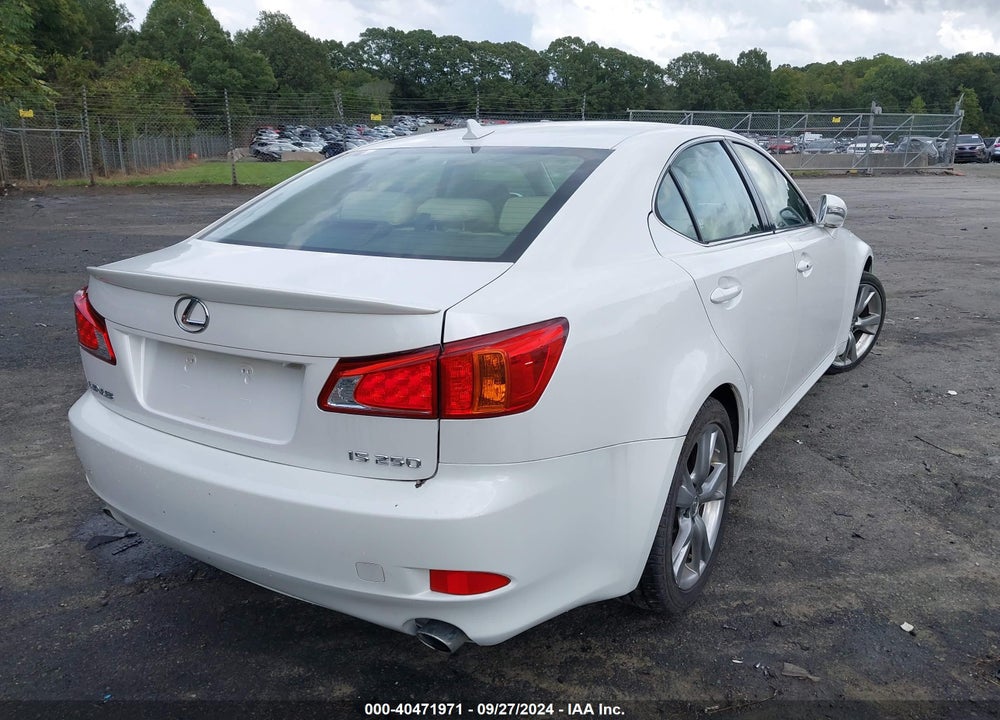 2010 LEXUS IS 250 VIN: JTHBF5C26A5120633