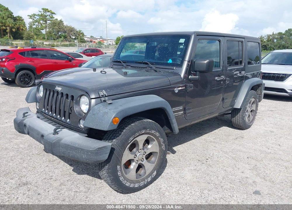 2018 JEEP WRANGLER JK UNLIMITED SPORT S 4X4 VIN: 1C4BJWDG7JL806465