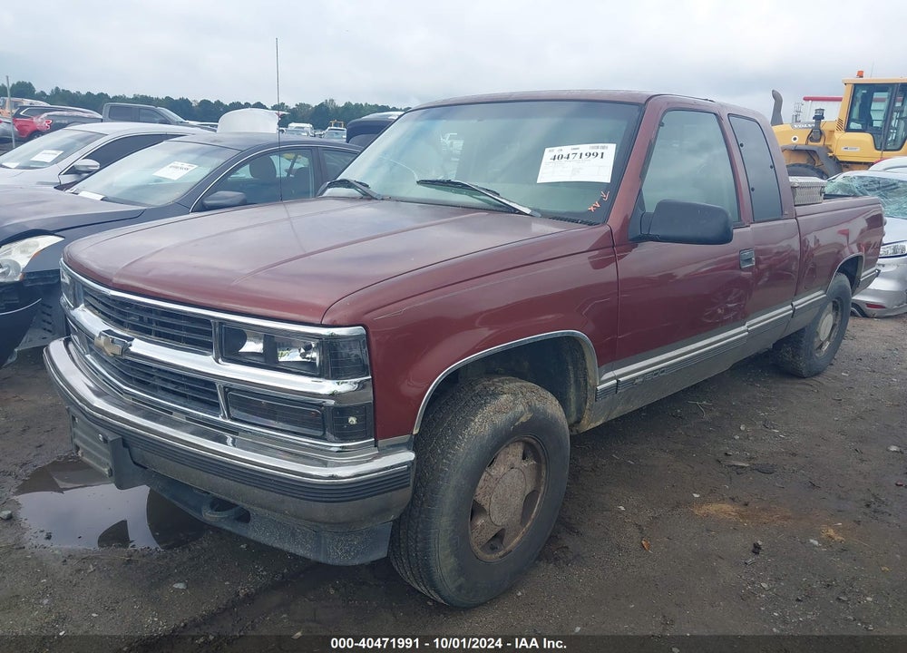 1998 CHEVROLET K1500 FLEETSIDE VIN: 2GCEK19RXW1150167