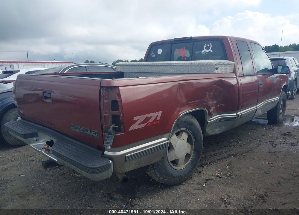 1998 CHEVROLET K1500 FLEETSIDE VIN: 2GCEK19RXW1150167