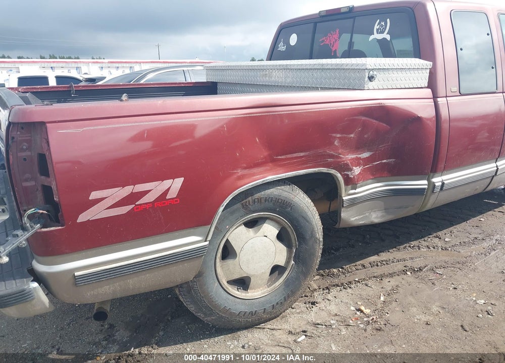 1998 CHEVROLET K1500 FLEETSIDE VIN: 2GCEK19RXW1150167