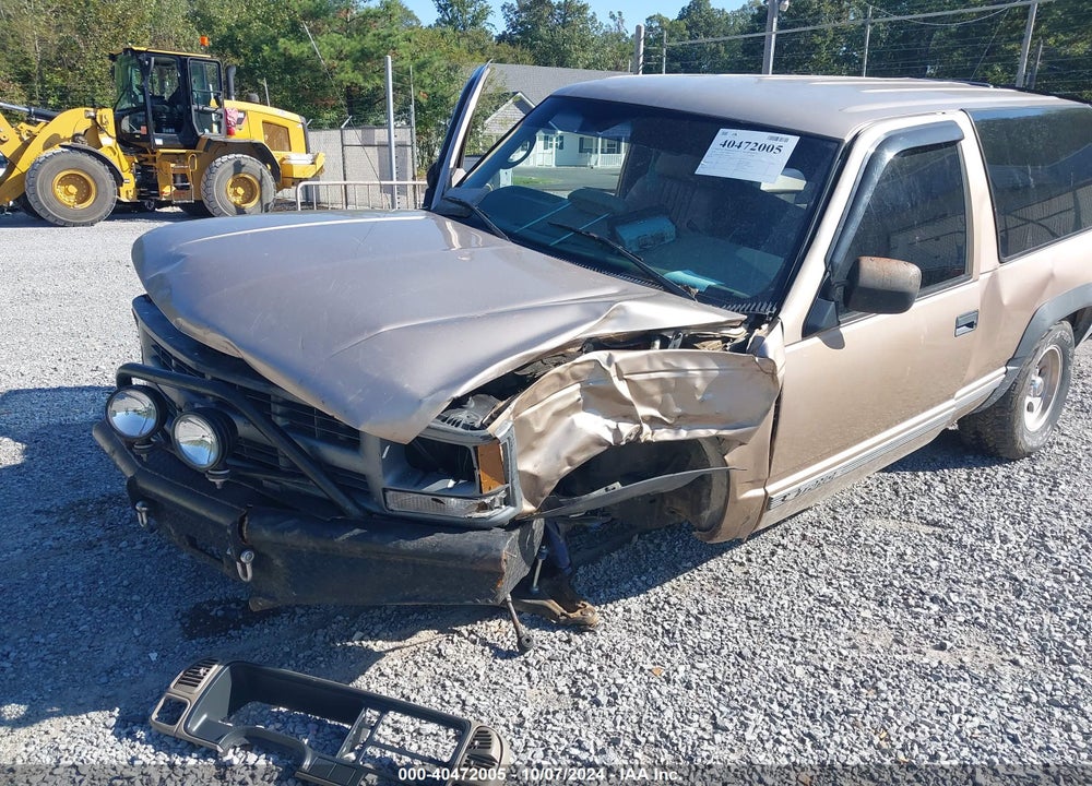 1999 CHEVROLET TAHOE VIN: 3GNEK18R4XG222580