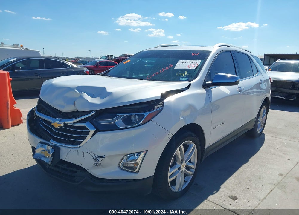 2018 CHEVROLET EQUINOX PREMIER VIN: 2GNAXMEV5J6338389