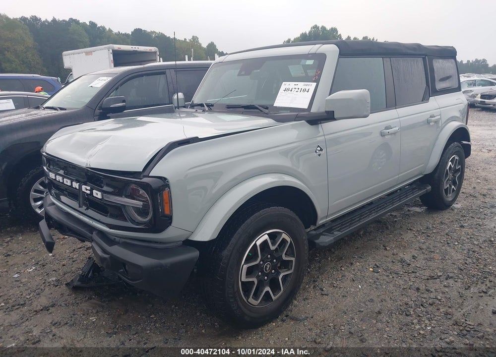 2022 FORD BRONCO OUTER BANKS VIN: 1FMDE5BH1NLB41177