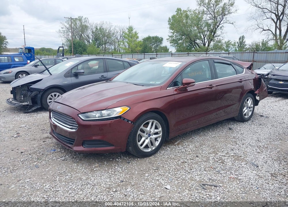 2016 FORD FUSION SE VIN: 3FA6P0H70GR254153