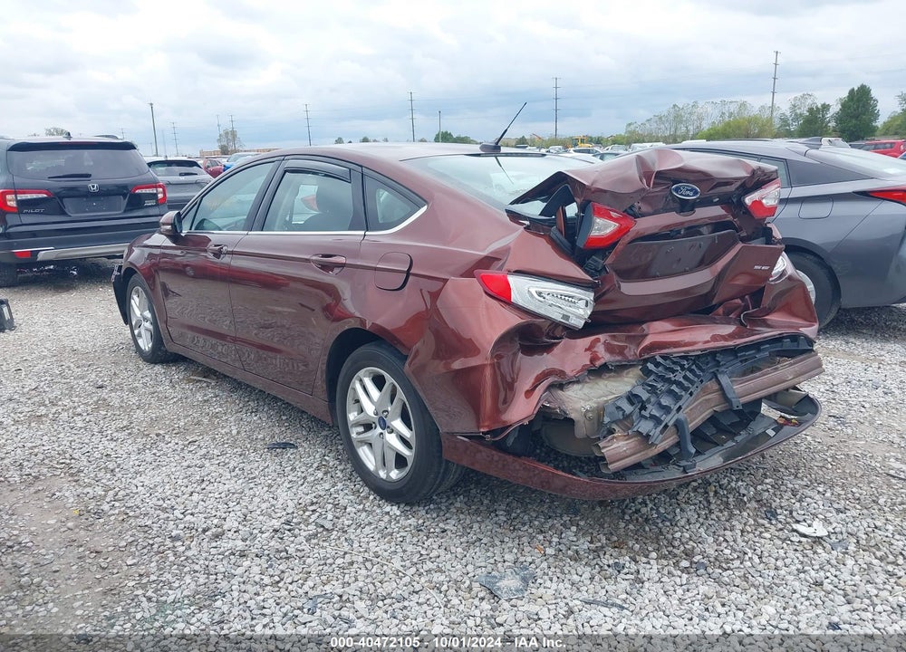 2016 FORD FUSION SE VIN: 3FA6P0H70GR254153