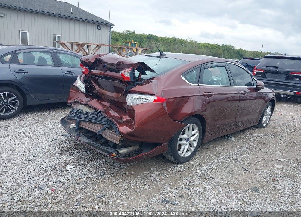 2016 FORD FUSION SE VIN: 3FA6P0H70GR254153