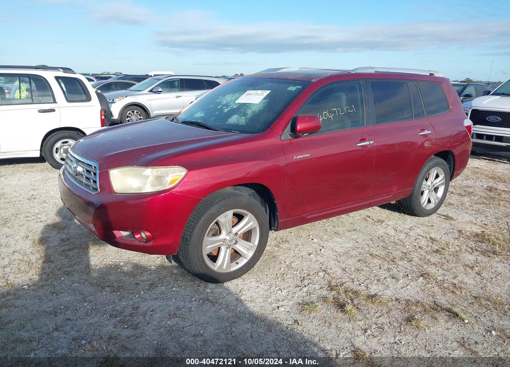 2008 TOYOTA HIGHLANDER LIMITED VIN: JTEDS42A182054170