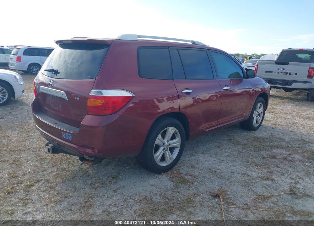 2008 TOYOTA HIGHLANDER LIMITED VIN: JTEDS42A182054170