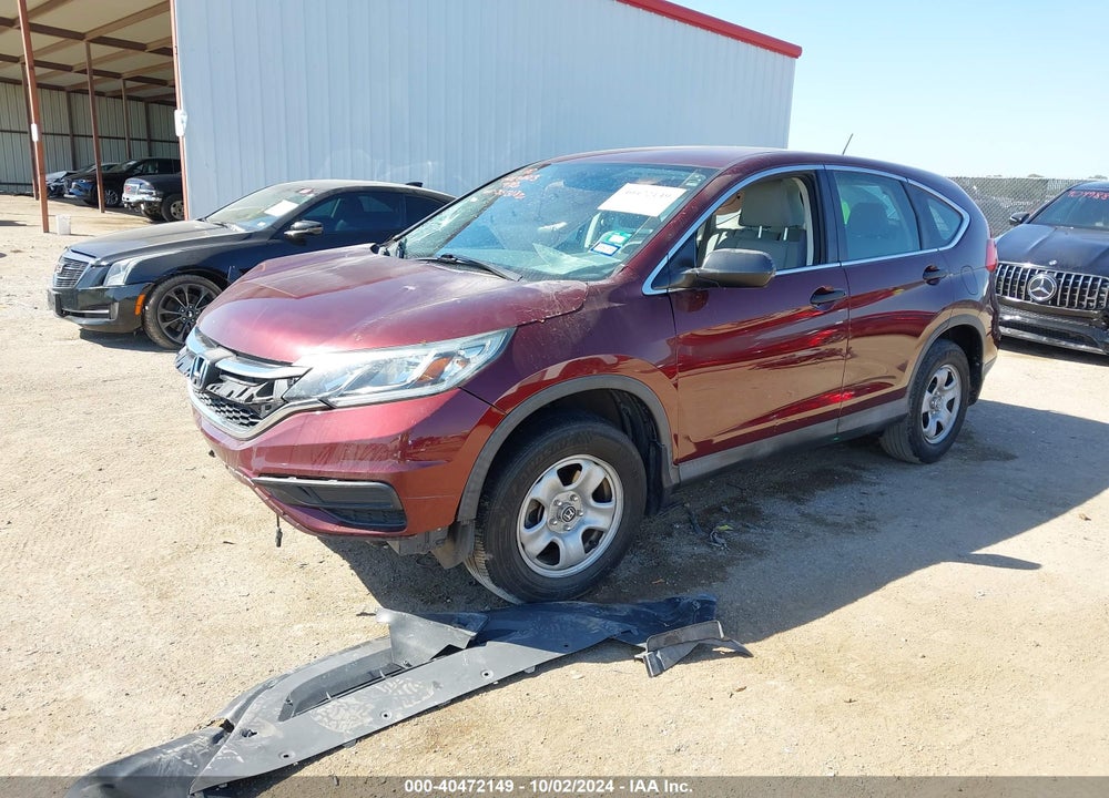 2015 HONDA CR-V LX VIN: 2HKRM3H31FH553182