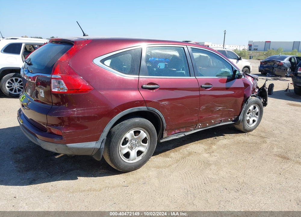 2015 HONDA CR-V LX VIN: 2HKRM3H31FH553182