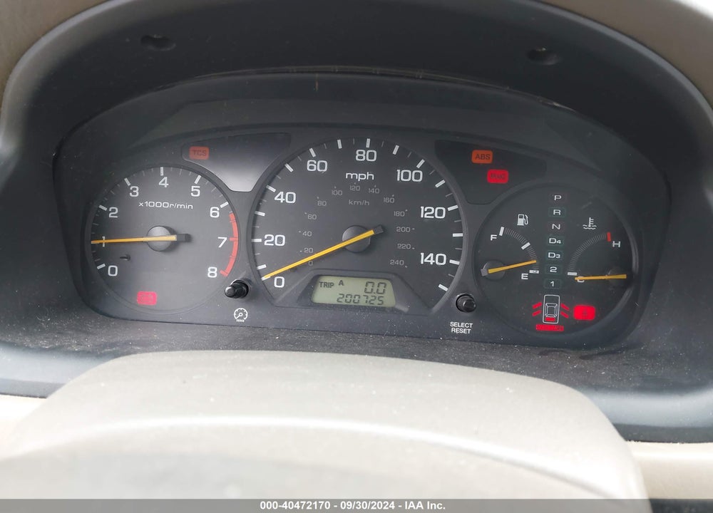 2002 HONDA ACCORD 3.0 EX VIN: 1HGCG16572A031293